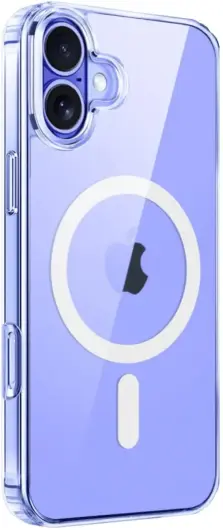 Apple iPhone 16 Case with MagSafe Thin TPU Back Cover Transparent