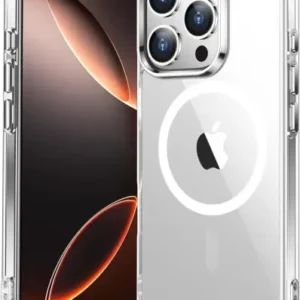 Apple iPhone 16 Pro Max Case Hard Back Cover with MagSafe Transparent