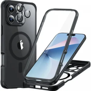 ESR Armor Tough Apple iPhone 16 Pro Max Case MagSafe Transparent Black