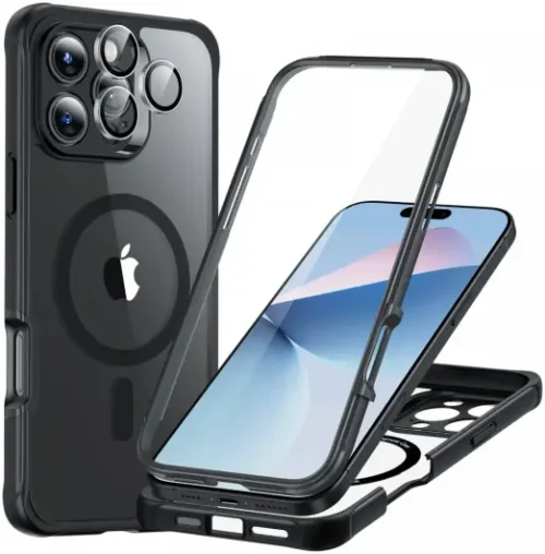 ESR Armor Tough Apple iPhone 16 Pro Max Case MagSafe Transparent Black