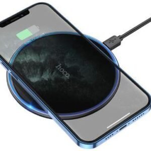 Hoco 15W Wireless Fast Charge Charger with USB-C Cable Black