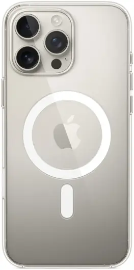 Original Apple iPhone 16 Pro Max Case MagSafe Clear Case Transparent