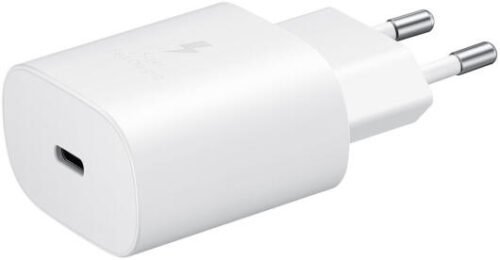 Original Samsung 25W Power Adapter Fast Charge USB-C Adapter White