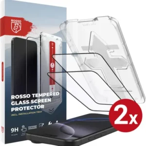 Rosso Apple iPhone 16 Pro Max Tempered Glass Installation Tray (2-Pack)