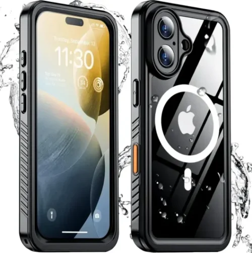 SBG Outdoor Case Apple iPhone 16 Waterproof with MagSafe / Qi2 Black