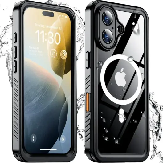 SBG Outdoor Case Apple iPhone 16 Waterproof with MagSafe / Qi2 Black