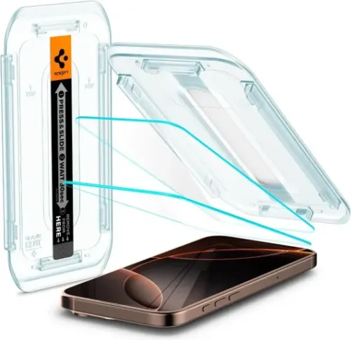 Spigen EZ Fit GLAS.tR Apple iPhone 16 Pro Max Screen Protector 2-Pack