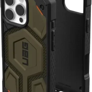 UAG Monarch Pro Apple iPhone 16 Pro Max Case MagSafe Back Cover Kevlar Green