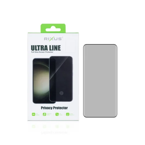Rixus For Samsung Galaxy S23 Privacy Ultra Thin Tempered Glass