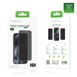 Rixus Privacy Full Curved Edge Tempered Glass For iPhone 14