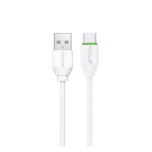 Rixus RX2017AC Data Sync And Fast Charge Cable USB To Type-C 300cm