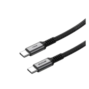 Rixus RXUC06 USB-C 2.0 To USB-C Cable 300CM 100W Space Gray